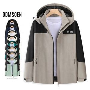 Unisex Windproof Waterproof Customized Men's Women's Cardigan Zipper Mountaineering T-Shirt Plus Size Eco-Friendly - Product Image 1