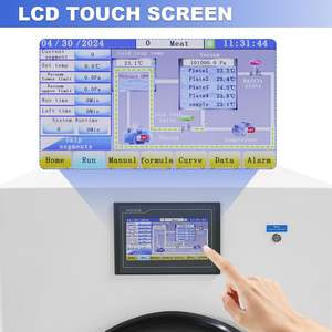 เครื่องอบแห้งแบบแช่แข็งขนาดเล็ก 6-35 ปอนด์ 4-15 <span class=keywords><strong>กิโล</strong></span>กรัม 0.3-<span class=keywords><strong>1</strong></span> ตารางเมตร ปรับได้ พร้อมปั๊มสุญญากาศ สำหรับอบแห้งเนื้ออกไก่และปลา<span class=keywords><strong>แซลมอน</strong></span> <span class=keywords><strong>ราคา</strong></span>ดีที่สุด - Product Image 2