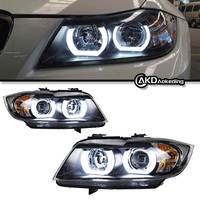 Phare avant BBA pour BMW Série 3 E90, phare LED 2005-2012, lentille de projecteur haute puissance, signal dynamique DRL, pièces automobiles