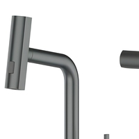 Robinet de cuisine moderne Unihopper, mitigeur monocommande extractible, bec en SUS304, corps en alliage de zinc, tête de pulvérisation 3 fonctions