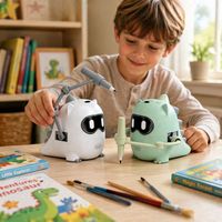 Milieuvriendelijke educatieve tekenrobot voor kinderen, geschikt voor vroeg onderwijs en als verjaardagscadeau.