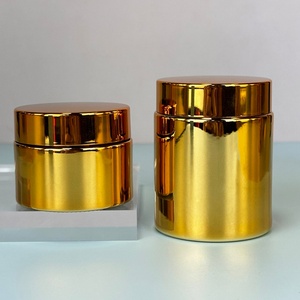 10g 20g 2oz 30 ml 50g 2 oz Luxury Face Cosmetic Lotion <b>Containers</b> Custom Empty Frosted Cosmetic Cream Glass Jar with Lids - Product Image 2