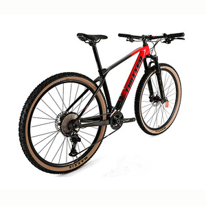 Vélo de montagne Predatorpro 26x2.6, cadre en carbone, fourche à suspension, freins à disque doubles, vélo de trail XC unisexe pour adultes - Product Image 4