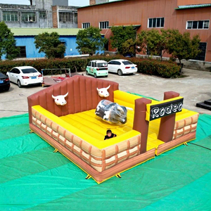 Toro Mecánico Inflable Comercial para Rodeo con Colchón de Rebote para Parques de Diversiones y Eventos al Aire Libre - Product Image 1