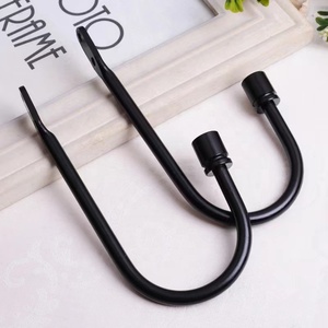U Shape Drapes <strong>Hold</strong> <strong>Back</strong> Tieback Aluminum Alloy Wall <strong>Curtain</strong> Hooks Luxury - Product Image 4