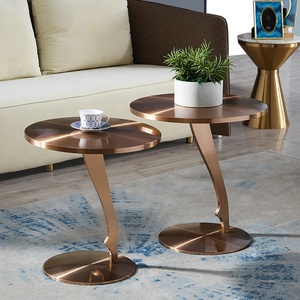 Staffa di vendita diretta in acciaio inossidabile <span class=keywords><strong>set</strong></span> di tavolino da caffè in <span class=keywords><strong>oro</strong></span> - Product Image 1