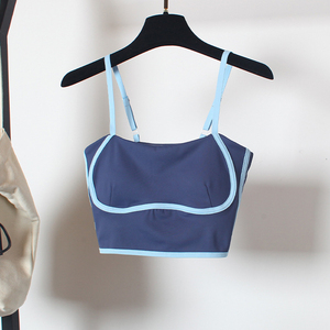 Ensemble de vêtements de <span class=keywords><strong>sport</strong></span> pour femmes, 3 pièces, couleur contrastée, soutien-gorge de <span class=keywords><strong>sport</strong></span>, veste zippée, pantalon évasé taille haute amincissant, tenue de yoga - Product Image 6
