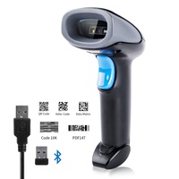Escáner de Código de Barras Inalámbrico, Lector de Códigos QR 2D, Escáner CMOS de Mano con Cable USB, Escaneo Rápido, Disponible en Stock para Minoristas y Almacenes
