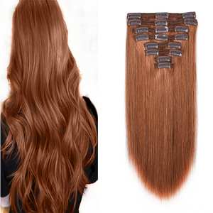 ต่อผมแบบ Double Drawn Triple Quad Weft Claw Clip  น้ำหนัก 180 กรัม 220 กรัม 260 กรัม 280 กรัม <span class=keywords><strong>ผม</strong></span>แท้ธรรมชาติ สำหรับร้านเสริมสวยและออนไลน์ - Product Image 5