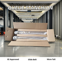 Offre Spéciale rétractable ceinture contrôle des foules support extérieur et chaussée en acier banque file d'attente support barrière de la circulation