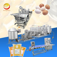 Ligne de traitement automatique de la liquide d'œuf, pasteurisateur d'œufs continu avec système de nettoyage CIP