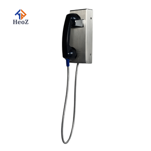 Durable Anti-Vandal Hospitality Voip Vandal prooof Handset Public Prison <span class=keywords><strong>Teléfono</strong></span> de acero inoxidable para Jail Street Airport Taxi - Product Image 2