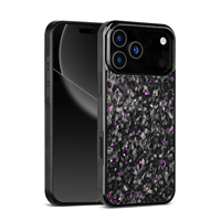 Coque de téléphone magnétique 2026 en fibre de carbone 100 % véritable ultra-fine pour iPhone 18 17 16 15 14 13 11 Pro Max