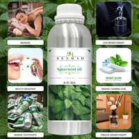 Huile essentielle de menthe verte 100% naturelle pour les soins bucco-dentaires et le contrôle du sébum ; Convient aux applications de soins de la peau et de soins bucco-dentaires.