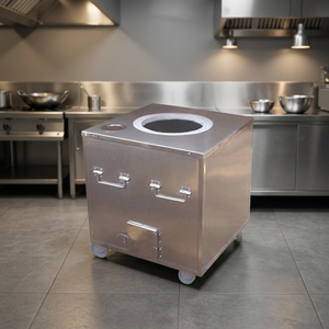 Stainless Steel Coal Tandoor <b>Oven</b> Commercial Cooking Equipment Traditional Baking <b>Grilling</b> Smoker for Restaurant Kitchen - Product Image 4