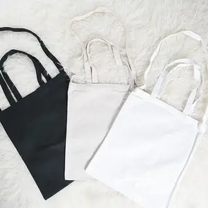 Blank Cotton Canvas Shopping Handbag Tote Bag
