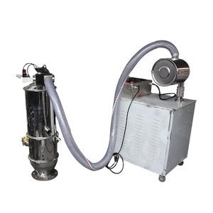 Convoyeur à vide pneumatique automatique grande capacité pour céréales, poudres et granulés, avec pompe à vide industrielle en acier inoxydable - Product Image 1