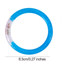 Bracelet en plastique lumineux LED Rave à piles bracelets clignotants pour fêtes d'anniversaire mariages cadeaux de fête