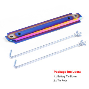 <b>Stainless</b> <b>Steel</b> Car Battery Holder with Support Rod for Most Car Models Cargo Carrier & <b>Bracket</b> - Product Image 5
