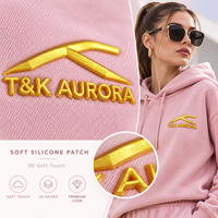 Écusson en silicone souple personnalisé, effet 3D en relief, aspect premium pour sweat-shirt, casquette, veste, badge en silicone