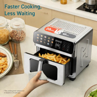 Friteuse à air chaud en acier inoxydable 10L 9L 6L