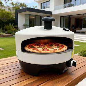 <span class=keywords><strong>Four</strong></span> à pizza au gaz italien portable en acier inoxydable pour l'extérieur, 16 pouces, style napolitain - Product Image 1