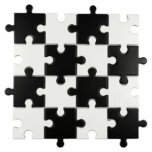 Puzzel Mozaïek Jigsaw Wanddecoratie Keramische Mozaïeken Tetris Keramische Vloer En Wandtegels