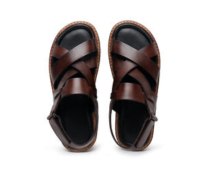 Sandalias de Playa para Hombre, de Cuero Vacuno, Clásicas, Modernas, Casuales, Transpirables, Ligeras, para Exteriores - Product Image 1