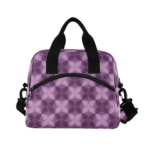 Sac isotherme portable Aloha Collection imprimé Ulu violet hawaïen pour pique-nique et voyage, sac à déjeuner personnalisé pour femmes et adultes - Product Image 2