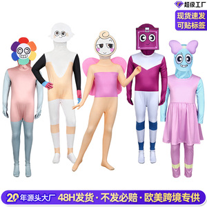 Disfraz de Cosplay de Dandy's World para Niños, Traje Completo con Alas Rosas, Disfraz de Anime para Juego de Roles, de 8 a 13 Años - Product Image 2