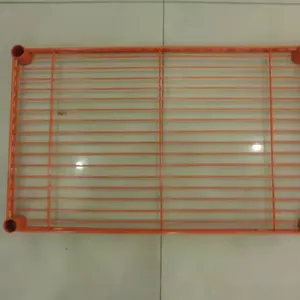 orange yellow epoxy wire shelf