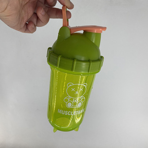 Botella Deportiva de Plástico PP de Alta Calidad con Logotipo Personalizado, Libre de BPA, Apta para Alimentos, Ecológica, 500 ml, a Prueba de Fugas, para Beber Directamente, para Adultos, para Fitness y Proteínas - Product Image 2