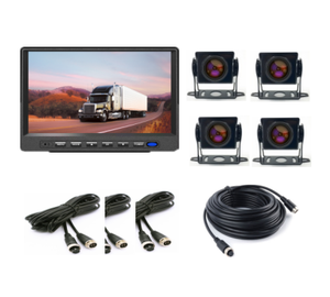 2026 שנה חדשה 4 עדשה 1080p ahd טוב לילה חזון משאית רכב דמצלמת 4 מצלמות 360 ° המכונית גדולה מכונת וידאו מקליט 15 מ 'חוט משאית שחורה תיבת - Product Image 2