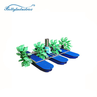 2hp 4 paletas acier inoxydable 304 moteur corps pisciculture étang roue à aubes aérateur aquaculture générateur d'oxygène