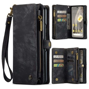 <span class=keywords><strong>CaseMe</strong></span> für Google Pixel Fold Case mit Karten halter Luxury Protective Dual Layer Shock proof Hidden Card Slot Slim Wallet Case - Product Image 6