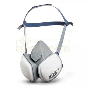 Masque respiratoire compact réutilisable en coton INDUSTRIAL STARTER MX5430, cartouches anti-poussière, protection fonctionnelle contre la poussière - Product Image 1