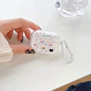 <span class=keywords><strong>Coque</strong></span> de style chat mignon pour <span class=keywords><strong>Airpods</strong></span> pour <span class=keywords><strong>Airpods</strong></span> 1-4 Pro 2022 Funny Soft Earphone Covers <span class=keywords><strong>Anime</strong></span> Funda Couque - Product Image 5