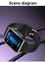 Montre connectée Y7 ECG avec suivi de la santé, analyse HRV IA, tracker d'activité, étanche IP68, montre connectée sport pour hommes et femmes