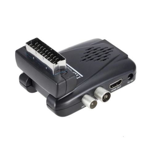 Scart DVB-T DVB-T2 Terrestrial Receiver Digital TV Tuner Decoder Receiver Supports HDMI/Scart 1080P T2 Tuner