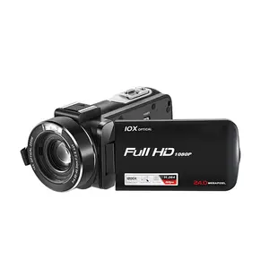 पूर्ण HD 1080P वीडियो कैमरा Z82 HD Camcorder 10X 120X डिजिटल ज़ूम बाहरी 2X टीसी के साथ ऑप्टिकल ज़ूम लेंस समर्थन मैक्रो शूटिंग