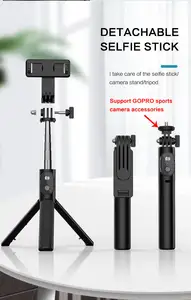 Syosin R1S barato Selfie Stick trípode monopié de mano en 1 con control remoto inalámbrico para soporte de teléfono móvil Gopro