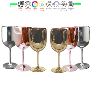 Copa de vino tinto de plástico irrompible, grado alimenticio promocional, libre de BPA, apto para lavavajillas, regalo creativo - Product Image 5