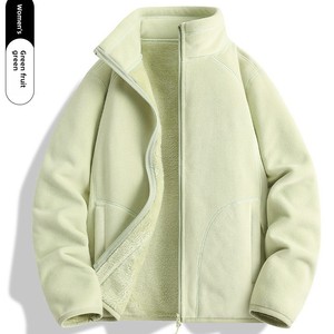 Fabricantes <span class=keywords><strong>de</strong></span> ropa Abrigo nuevo <span class=keywords><strong>de</strong></span> invierno personalizado Cárdigan informal grueso <span class=keywords><strong>de</strong></span> terciopelo para <span class=keywords><strong>mujer</strong></span> Top <span class=keywords><strong>de</strong></span> manga larga cálido <span class=keywords><strong>de</strong></span> Color sólido - Product Image 3