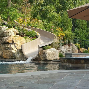 Tobogán Acuático Curvo para Piscina, Resort, Fibra de Vidrio, Mejor Precio, para Niños - Product Image 3