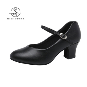 2 Inch Latin Character Shoes for Women Chaussures de danse à <span class=keywords><strong>la</strong></span> cheville Talons dansants pour salle de bal Salsa <span class=keywords><strong>Tango</strong></span> Flamenco - Product Image 1