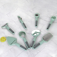 RVS Pizza Cutter Kaasschaaf Schilmesje IJslepel Snijder Flessenopener Multifunctionele Keukenaccessoires Set