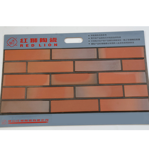 Ladrillo antiguo, azulejos de pared externos de ladrillo refractario de cerámica de 10mm de espesor, diseño moderno para Villa, precio de Guangdong - Product Image 2