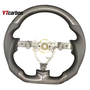 Volant de course personnalisé en fibre de carbone véritable YTcarbon pour <span class=keywords><strong>Megane</strong></span> CC <span class=keywords><strong>GT</strong></span> RS MK2 03-09, accessoires intérieurs de voiture, pièces automobiles - Product Image 3
