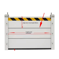 Barrera de Protección Contra Inundaciones de Aluminio Profesional, Barrera de Defensa Contra Inundaciones Removible para Protección del Hogar