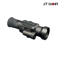 Monoculaire thermique 384x288/640x512 avec télémètre laser 25mm 35mm 50mm 1000m, viseur de chasse thermique, enregistrement vidéo, PIP, WiFi 4x